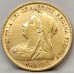 AUSTRALIA 1896 . HALF 1/2 SOVEREIGN . MELBOURNE . GOLD